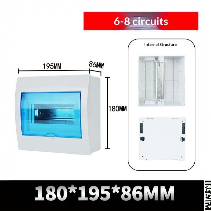 Ht Series Ip65 Waterproof Distribution Box Abs Electrical Junction Box Outdoor Circuit Breaker Enclosure 3-12 Ways
