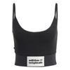 Originals Trefoil Brand Logo Print Camisole Women Tops Black IC8524