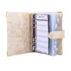 Zipper Envelope PU Leather Notebook Binder 6 Ring Binder Marble Budget Binder Marble Notebook