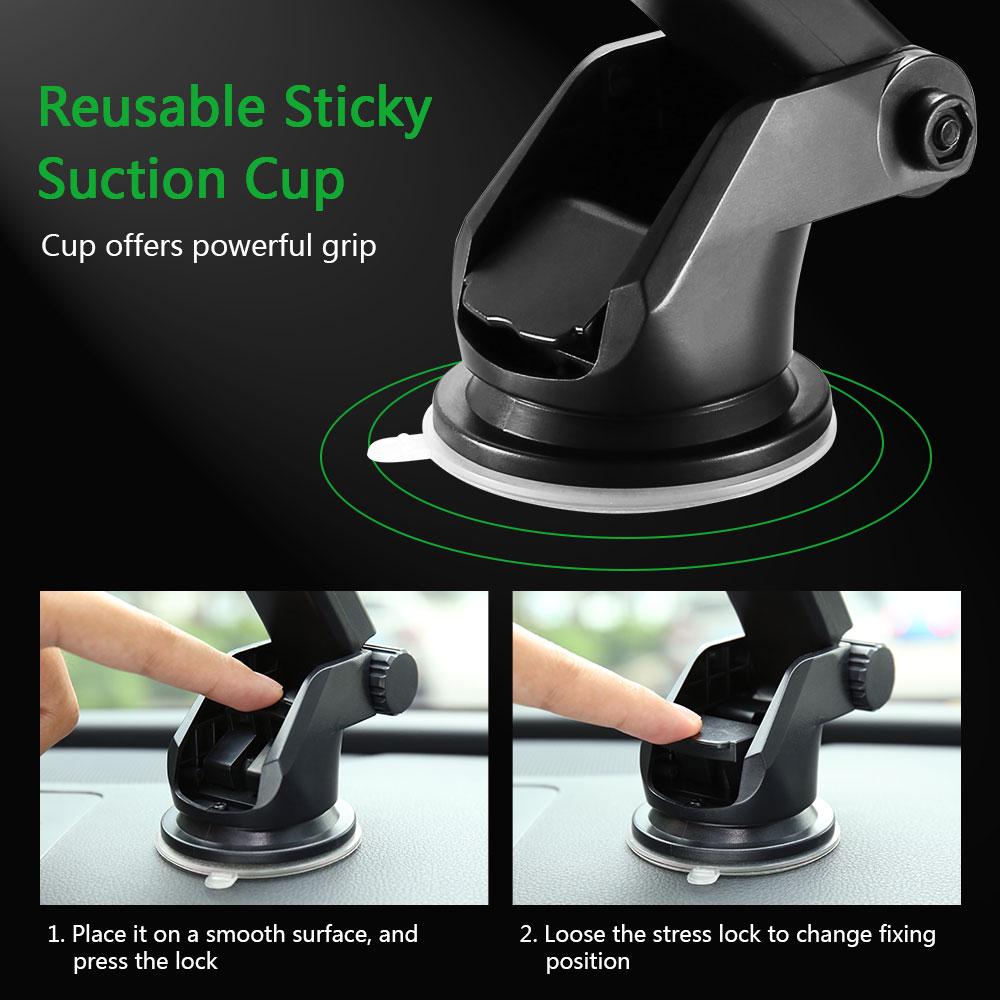 Windshield Gravity Sucker Car Phone Holder for iPhone X Holder Car Mobile Support Smartphone Stand