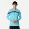 N-XT Volleyball Practice Shirt, Long Sleeve, V2MAB512, Unisex, River Blue x Dress Navy, Size XL