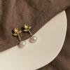 Retro Fashion Oil Drop Earrings for Women, Vintage Niche Elegant Style, High-End Personalized Hypoallergenic Ear Jewelry