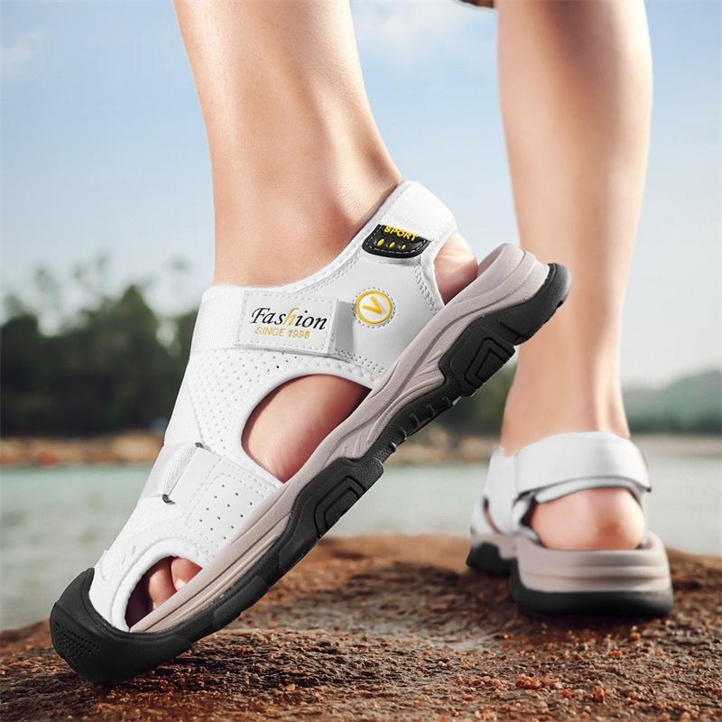 Fashion Fashion Light Casual Sneakers Men's Beach Sandals 2025 Summer Gladiator Men's Sandals Outdoor Roman Sandals Breathable Men Shoes