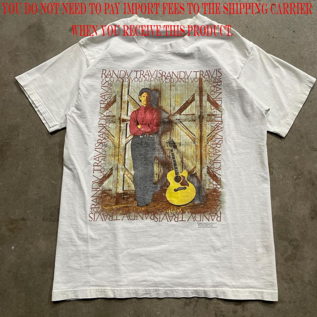 1998 DreamWorks Records Vintage 90s Randy Travis Tour shirt NI084 FREE SHIPPING