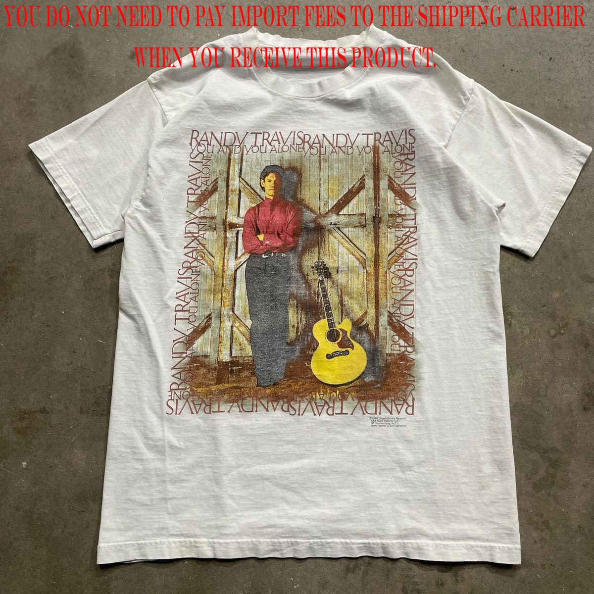 

1998 DreamWorks Records Vintage 90s Randy Travis Tour shirt NI084 FREE SHIPPING Unisex T-Shirt XXL