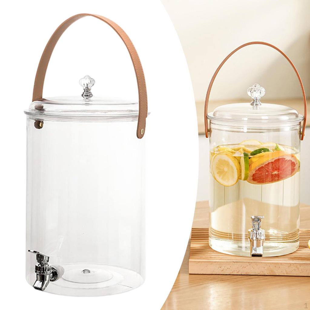 Beverage Dispenser, Barrel with Handle And Closure, Functional Leak, Made of PP, for