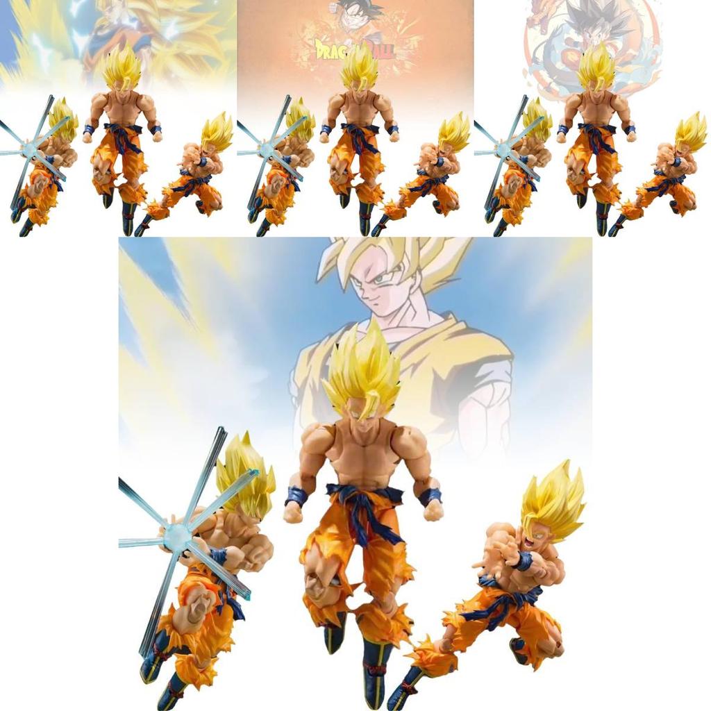 Legendärer Super-Saiyajin Z Erweckung Son Goku 3.0 Beschädigte Version Sammelfigur im Karton