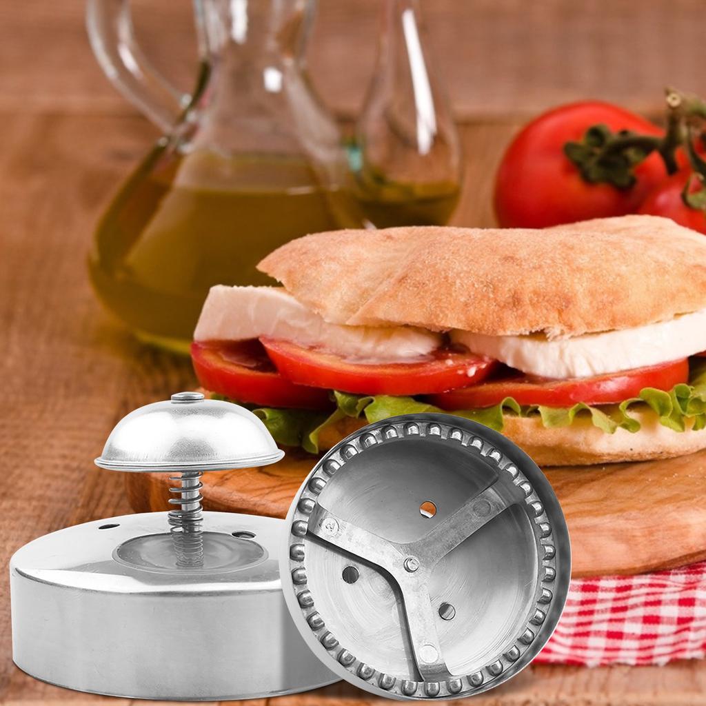 Sandwich Cutter And Sealer Stainless Steel Sandwich Pie Maker Mold Round Shapes For Kids Set Pastry Baking Bento Popular