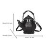 Schultertasche Große Kapazität Einzigartige Teekannenförmige Handtasche für Damen Mädchen