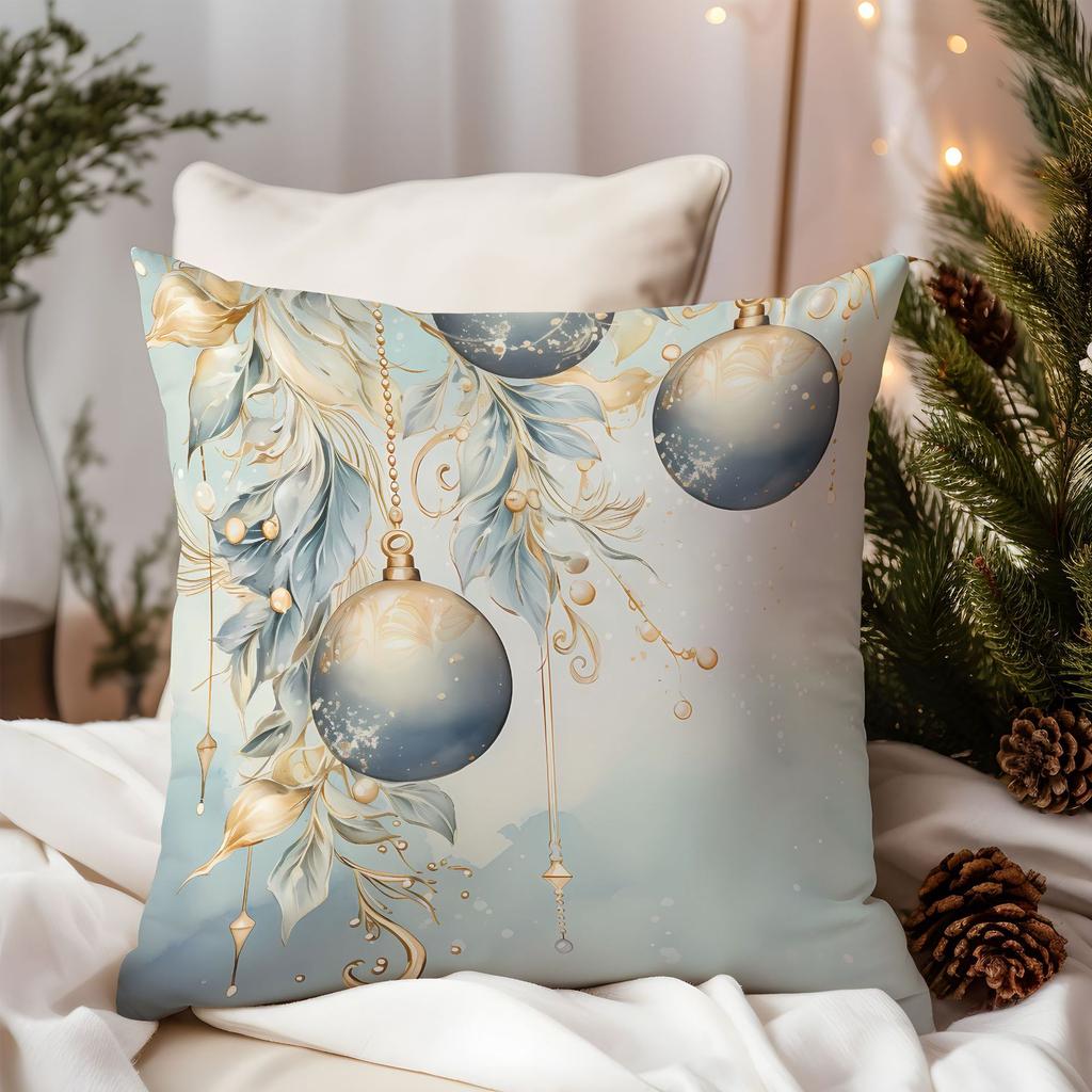 New Christmas Pillow Cover Premium Luxury Santa Home Sofa Cushion Cover Premium Durable Quality Useful Practical