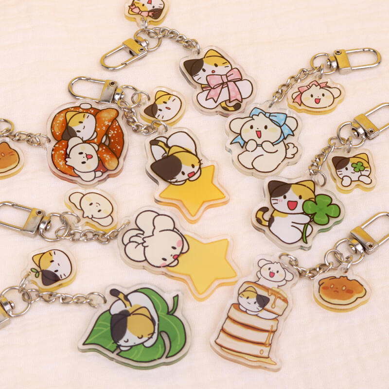 Bimaipet standard acrylic keyring (8 types)