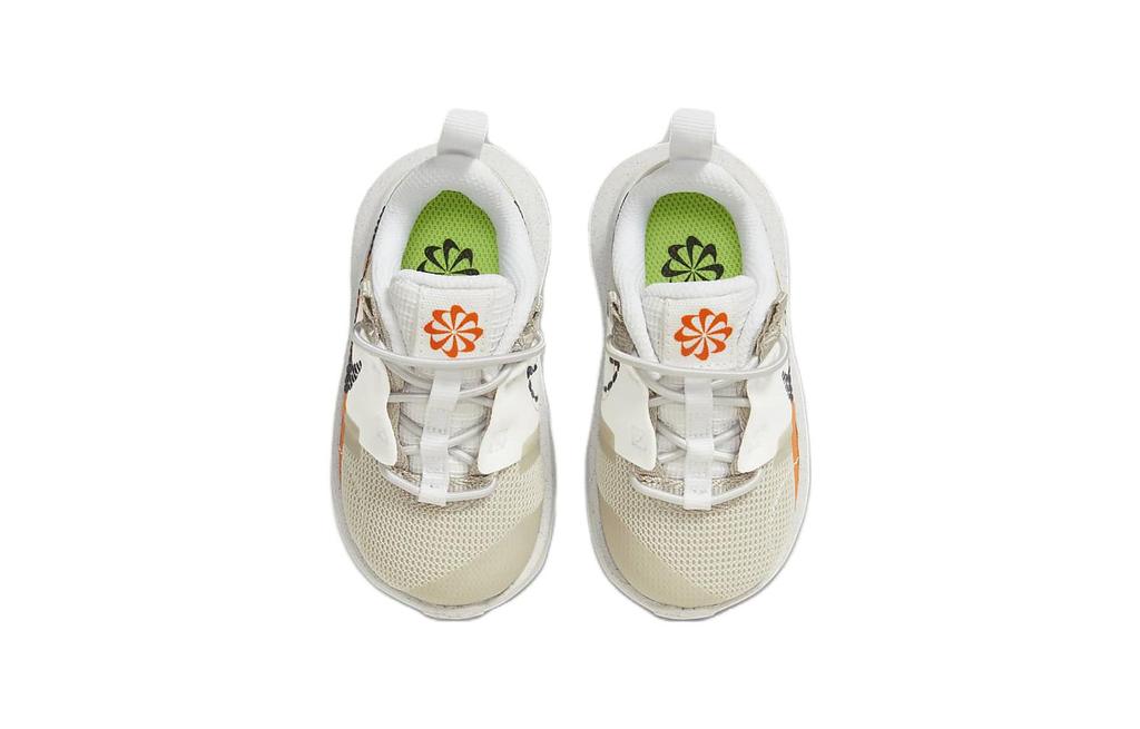 Nike Crater Impact TD Slip Resistant Anti Kick Low Top Baby & Toddler Shoes White Orange Infant And Toddler DB3553-202