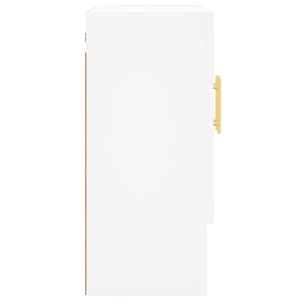 Wall Cabinet White 60x31x70 Cm Particleboard