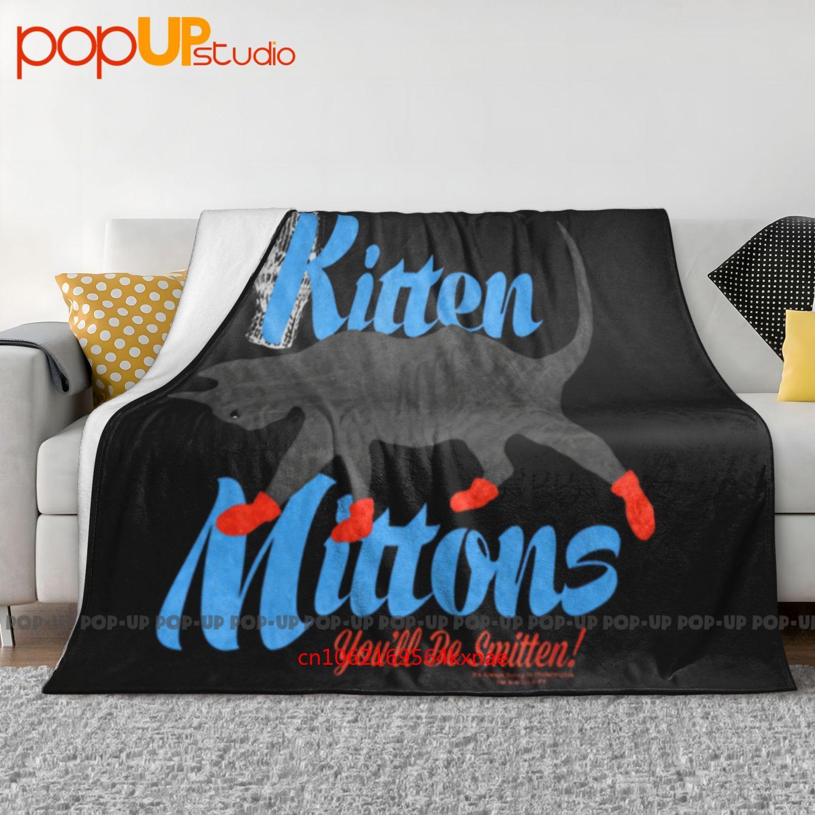 

Kitten Mittons Ultra-Soft Blanket Quilt Winter Sofa Cover Bed Covers 30x40in