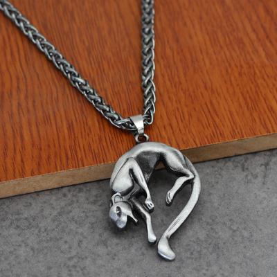 New Tengu Pendant Necklace Punk Pop Necklace Retro Men's Jewelry Pendant Necklace
