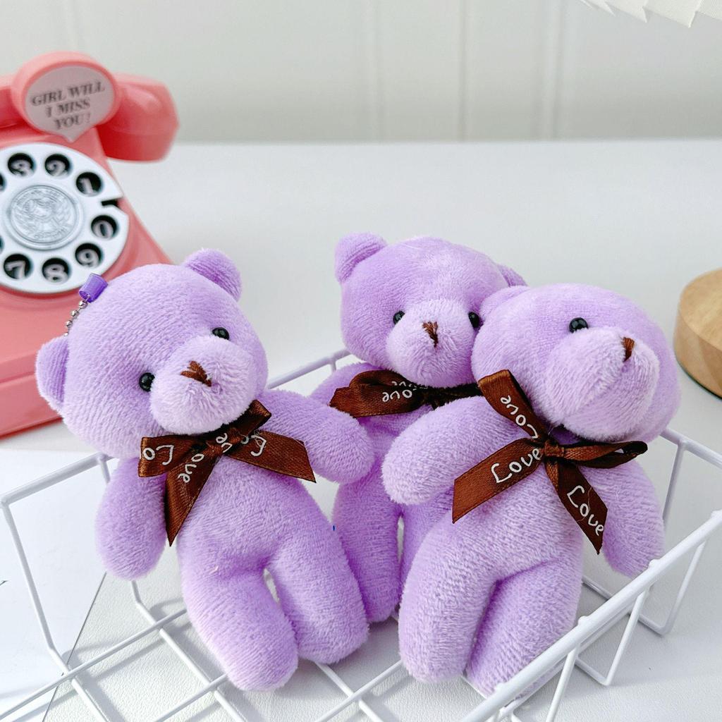 Teddy Bear Rag Doll Plush Pendant