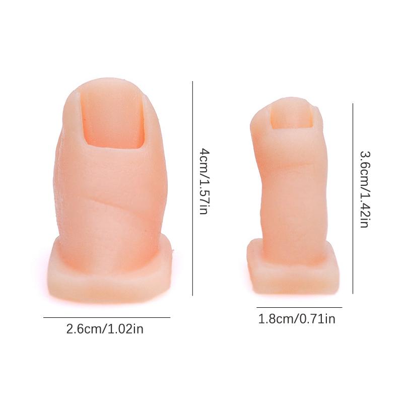 1Pcs Thickened Silicone Solid Lips Model Simulation Artificial Practice Skin For Permanent Fake Foot Nail Piercing Training