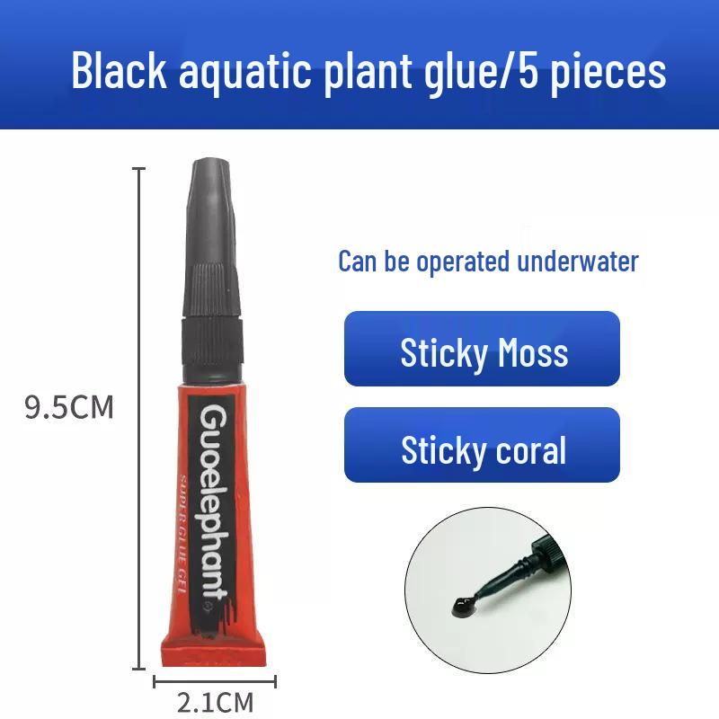 

Підводний акваріумний клей для водних рослин, корчів, моху, коралів та використання в морській воді