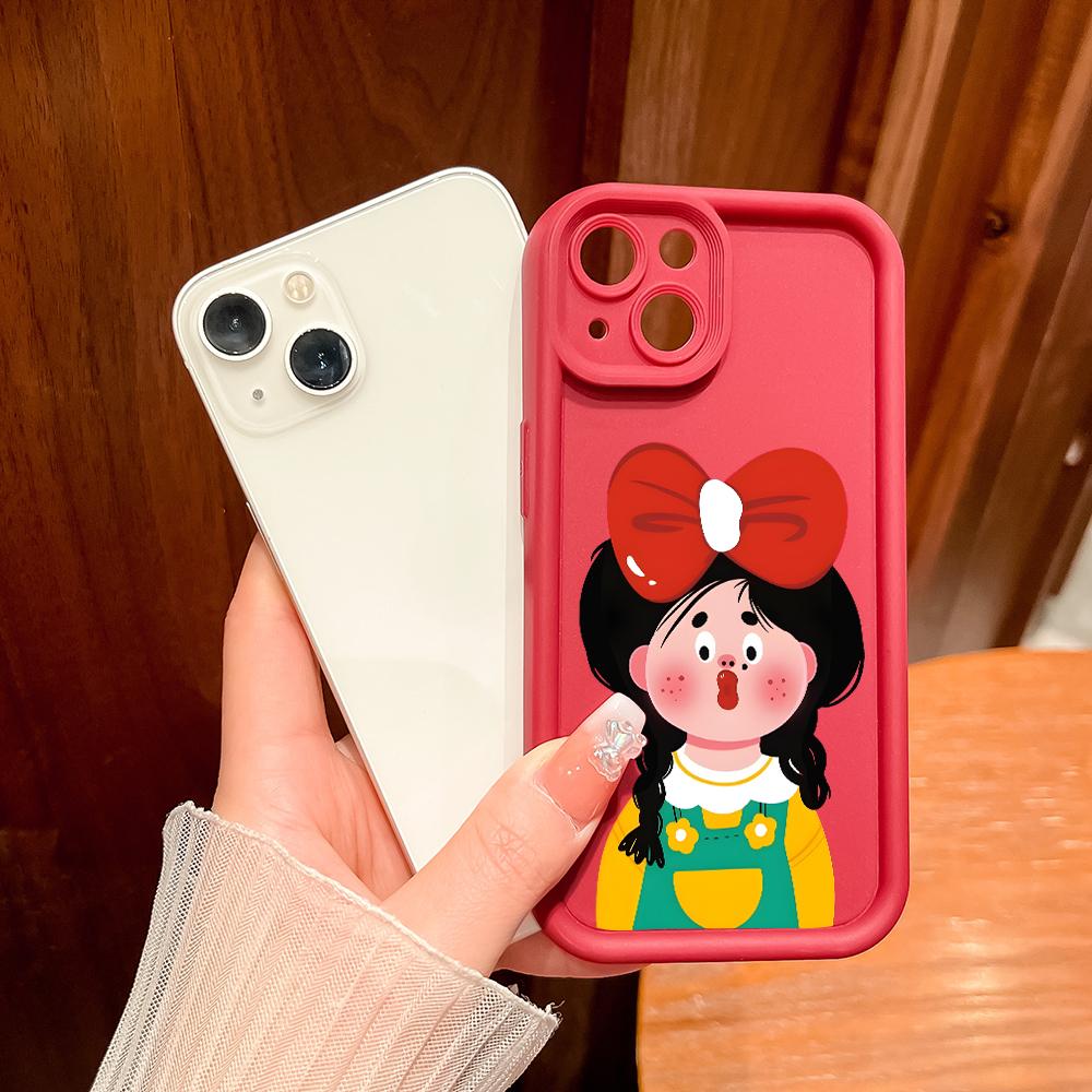 Coque de protection antichoc en silicone souple avec motif de dessin animé pour Huawei Honor Xiaomi Redmi Samsung