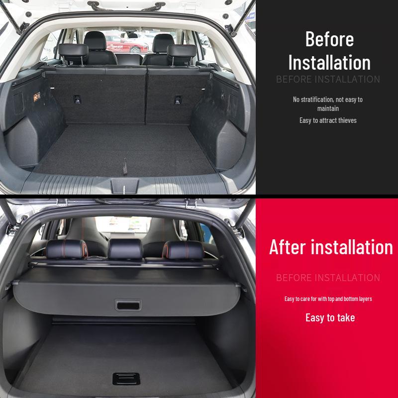 Fits Bestune T55 Trunk & T90/X80 Tailgate Retractable Cargo Cover