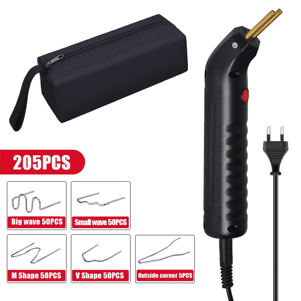 

Пластиковый сварочный аппарат для ремонта бампера автомобиля, набор инструментов для ремонта с паяльником и сумкой для хранения для ремонта трещин на бампере автомобиля, каяках 110V