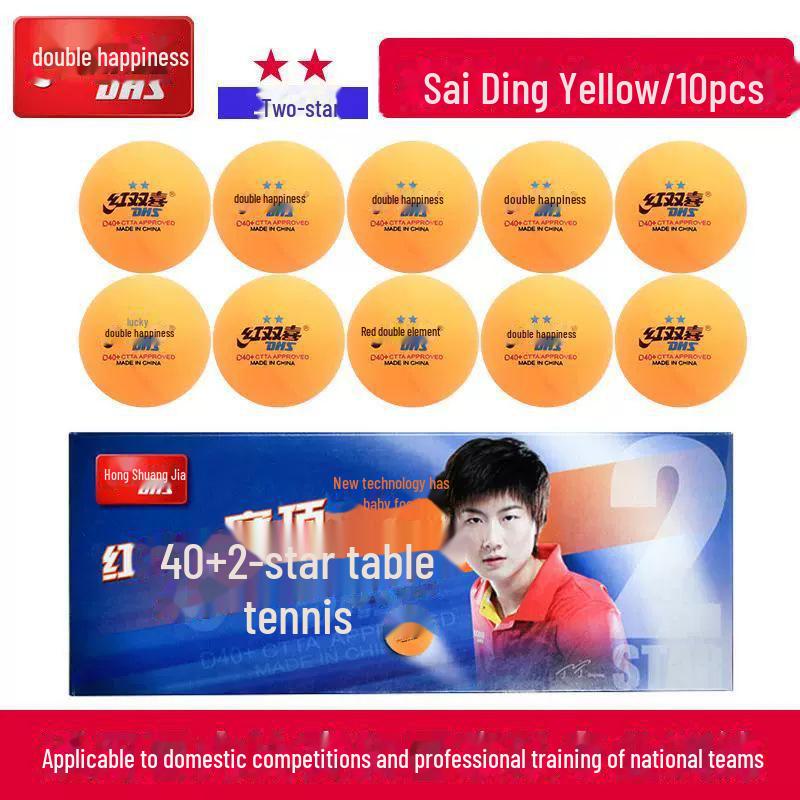 DHS Tischtennis-Wettkampfbälle – 40+ Tokyo WTT ABS, erhältlich in den Bewertungen ein, zwei und drei Sterne.