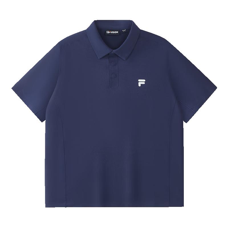 FILA FUSION Men's Knit Short Sleeve Polo Shirt