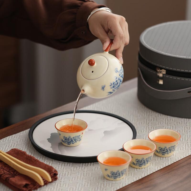 Jing Pin Ru Kiln Tea Set