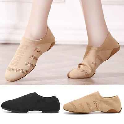 Dance Sport Shoe Dance Women Teaching Knitted Ballet Shoes Mesh Ladies Dancing Shoes Ballroom Standard Shoes Standard Shoes