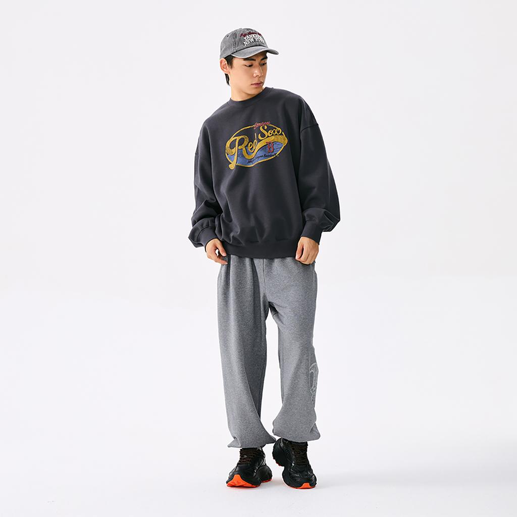 Neue MLB Boston Red Sox Basic Collection 25FW Strick-Sweathose Unisex 3APTB1454-43MGD
