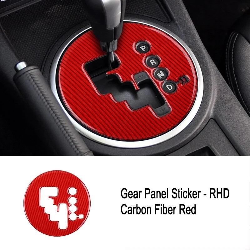Carbon Fiber For Mazda Mx-5 Miata Nc 2009-2015 Car Transmission Shift Panel Sticker Performance Trim Decals Interior Accessories