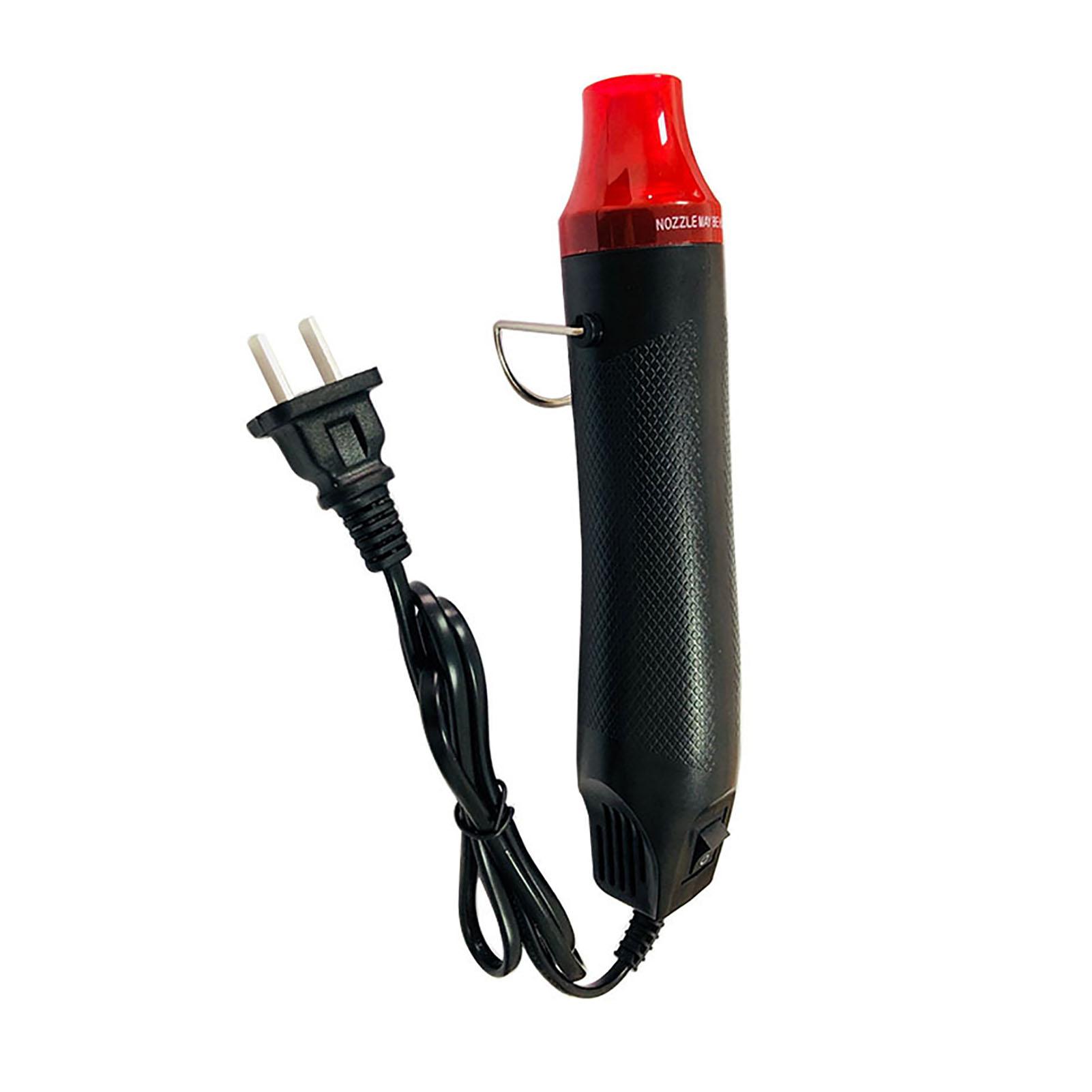 

Мини термофен корпус из АБС-пластика внутренняя часть из нержавеющей стали пистолет горячего воздуха для термоусадочной пленки 110 В 300 Вт