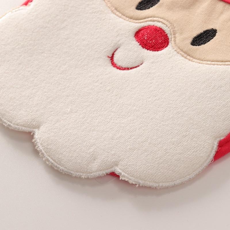 Christmas Baby Bibs Cotton Baberos Santa Claus Bavoir Saliva Towel for Boys Girls Babero Slabbetjes B