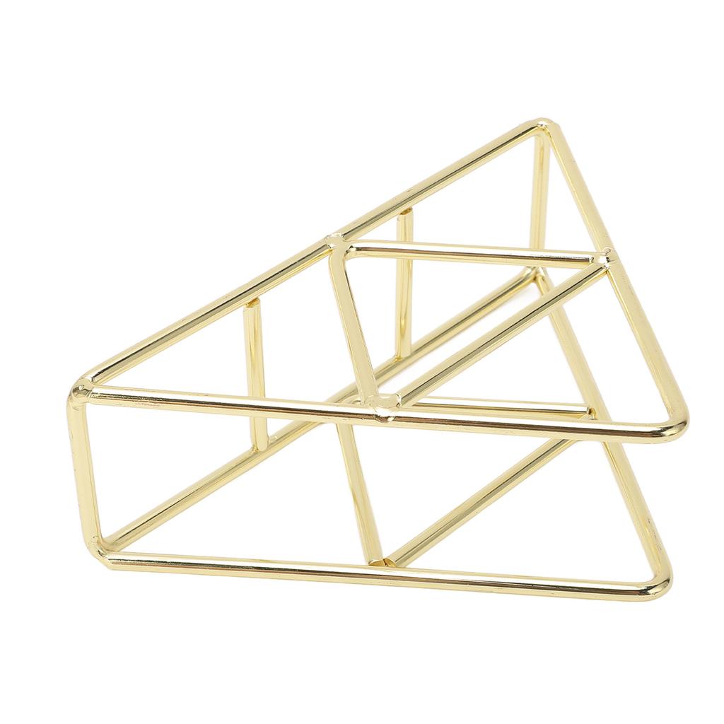 Napkin Holder Fashion Thickened Widened Triangular Freestanding Metal Wrought Iron Vertical Tissue