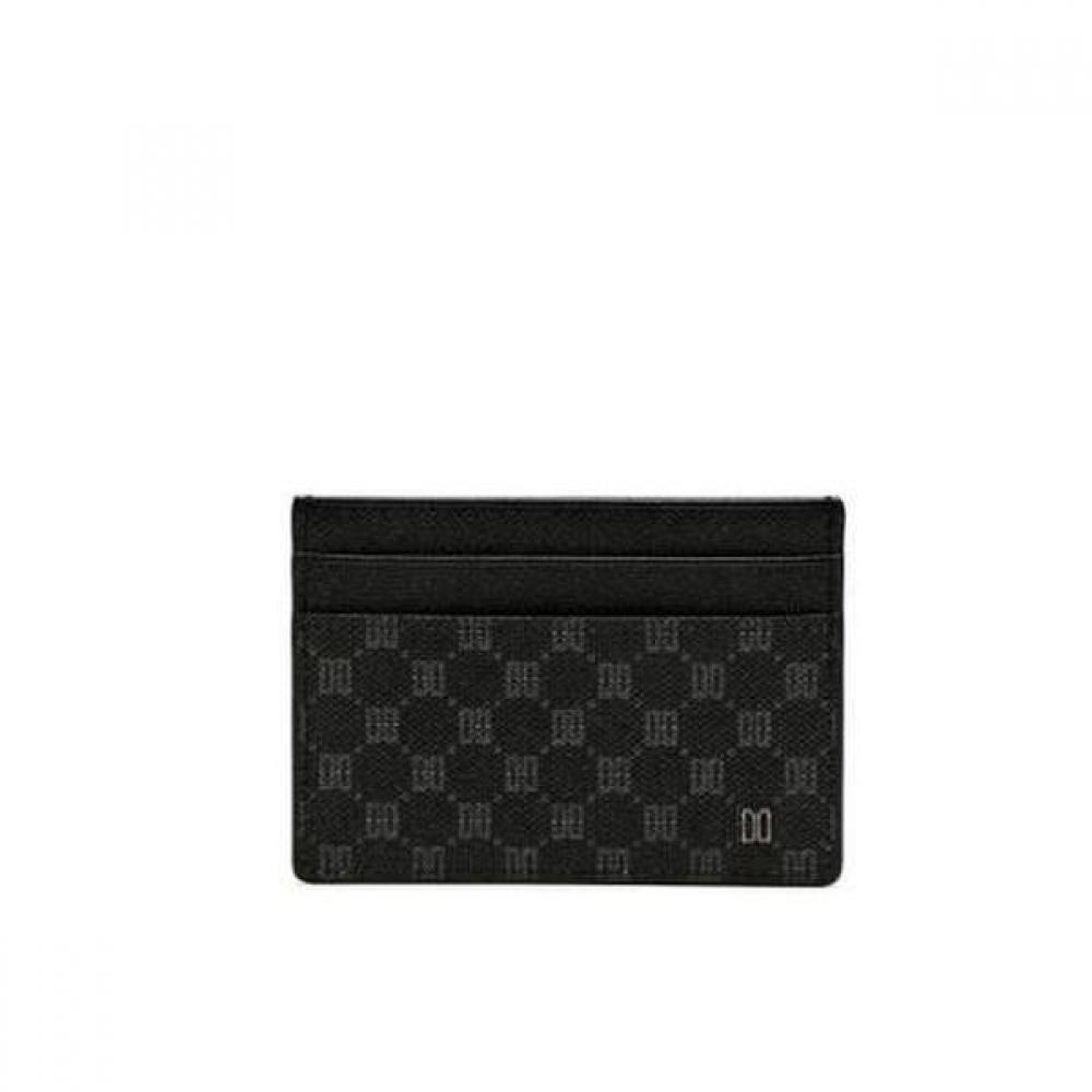 

Daks Black Leather Dd Pattern Card Holder Dbho2f131bk Single option