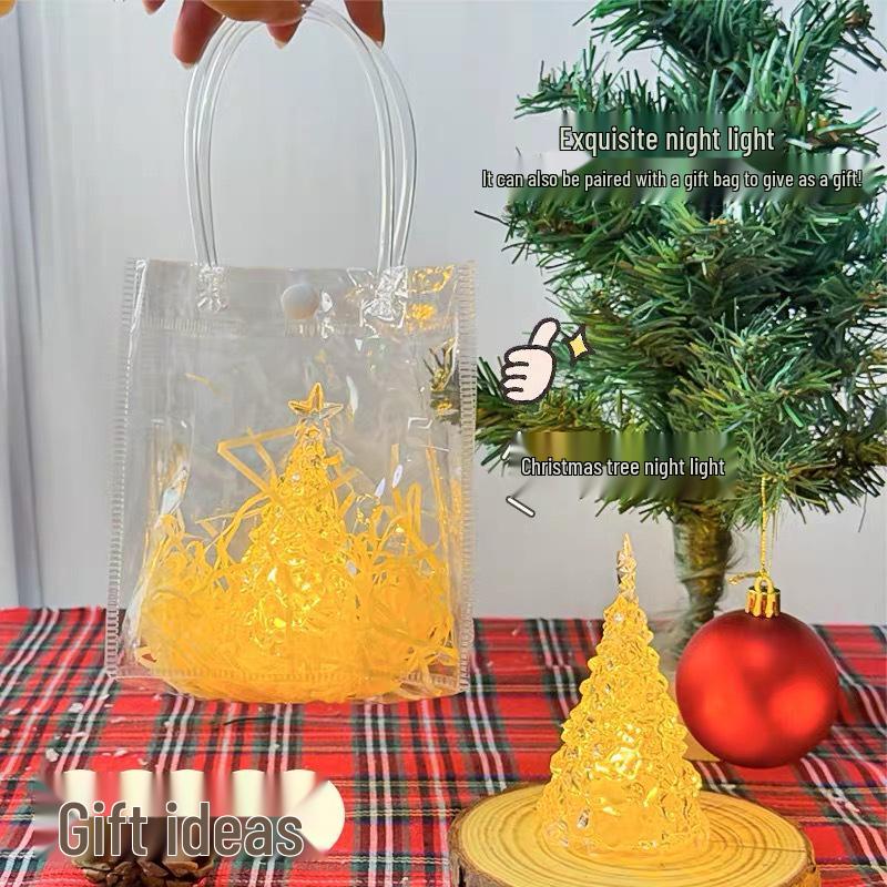 Christmas Starry Night Light Ornament for Holiday Decor and Gifts