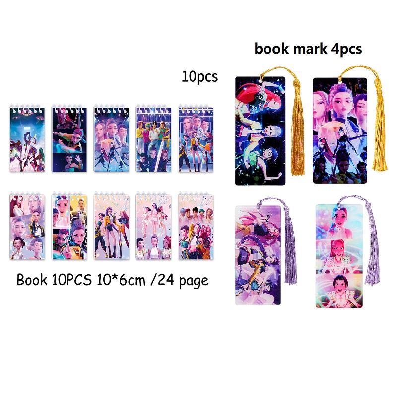 

K-pop Охота на демонов Одноразовый набор столовых приборов для вечеринки Вытягивание флага Вечеринка по случаю дня рождения Корейская K-pop Аниме-вечеринка Saja Boys Флаг Принадлежности для пикника 14PCS SET B