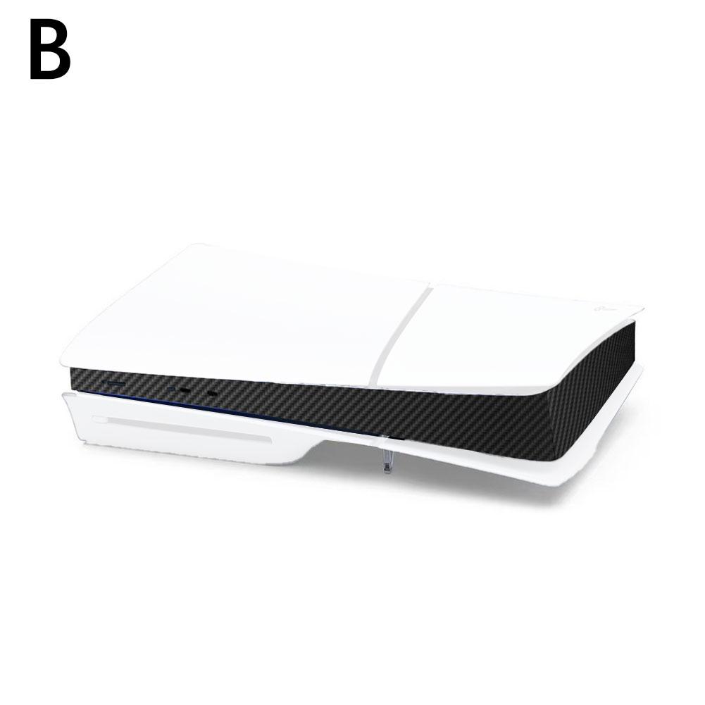 Aufkleber für ps5 Slim Konsole Matte Karbonfaser Skin Cover Aufkleber Host Center Aufkleber Für Sony Konsole 5