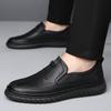 Retro Penny Loafer Genuine Cow Leather Classic Shoes Sewing Comfortable Men Casual Slip-on Club Party Shoe Spring Summer