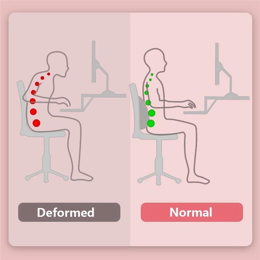 Back Stretcher Pillow Posture Corrector Waist Support Trainer Relief Shoulder Neck Relaxed Muscle Massager Lumbar Herniated Disc