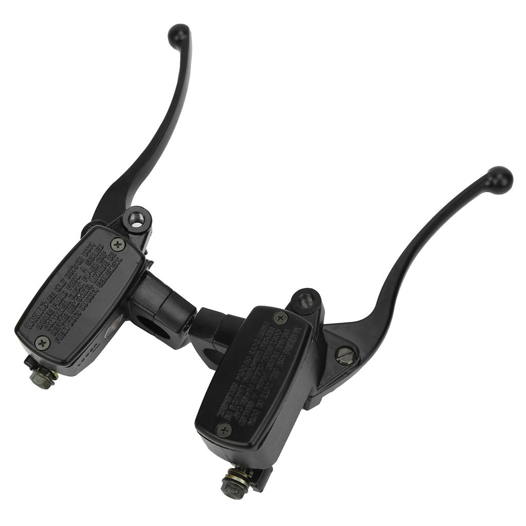 Hydraulic Brake Clutch Master Cylinder Lever Assembly Black for Motorcycle with 1in Handlebars