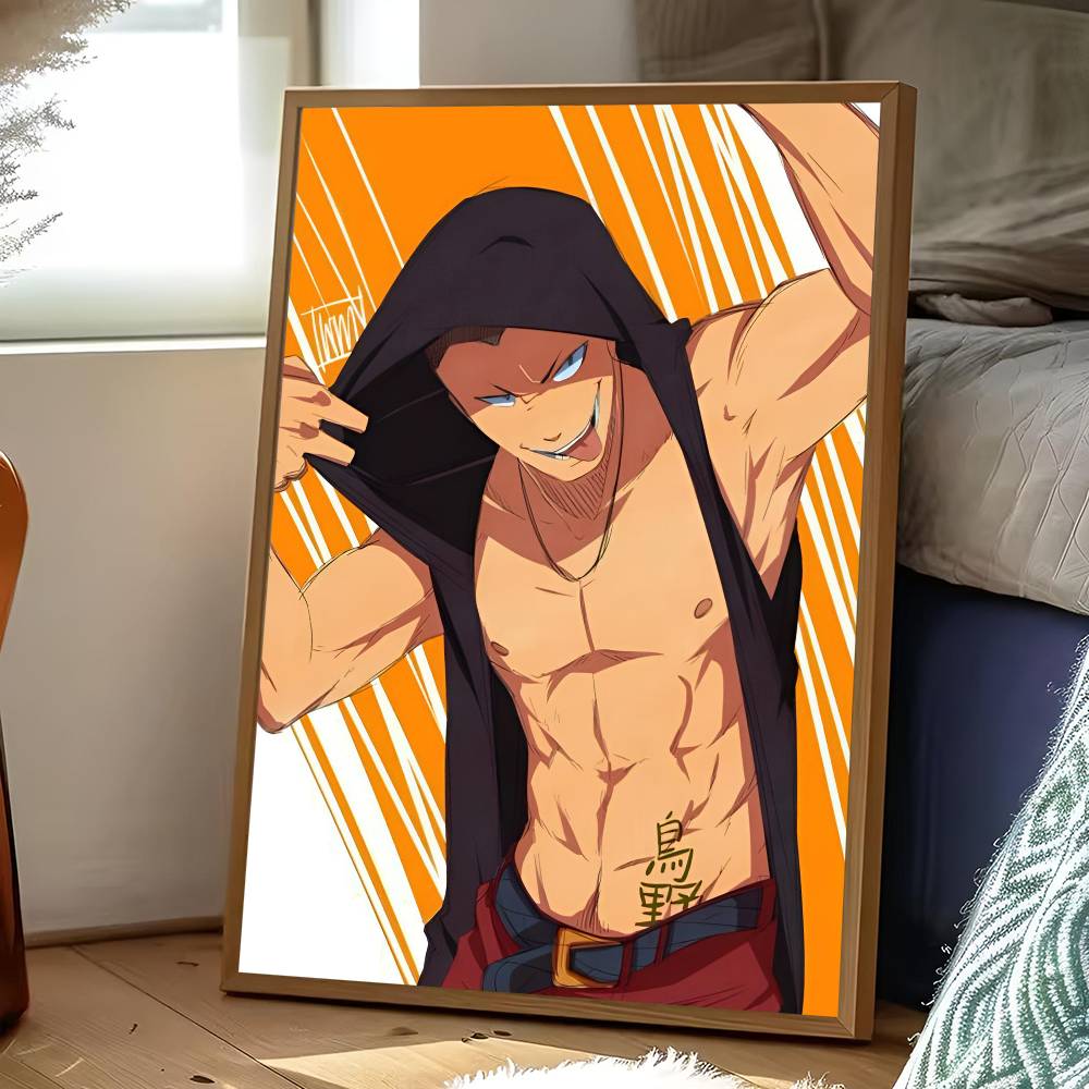 Anime Tanaka Ryunosuke Poster Sticker Print Waterproof Wall Art For Living Room Bedroom Home Decor