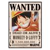 Japanese anime, solid poster, wall art print, "wanted by luffi", battle canvas, paintings for home, living room, bedroom, decor