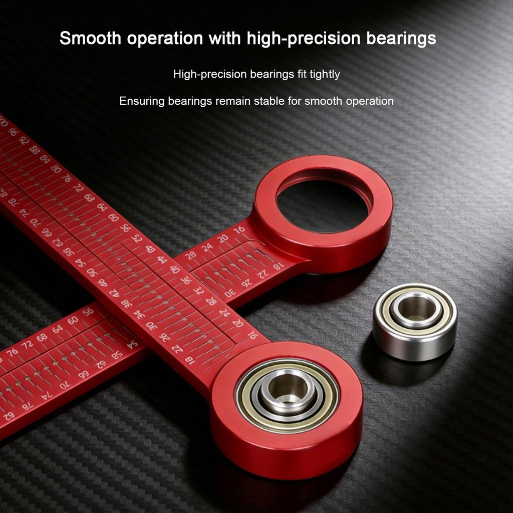 360 Degree Rotating Circular Drawing Tool 2 In 1 360 Degree Round Marking Gauge Multi-Purpose for Engineering Carpentry Design