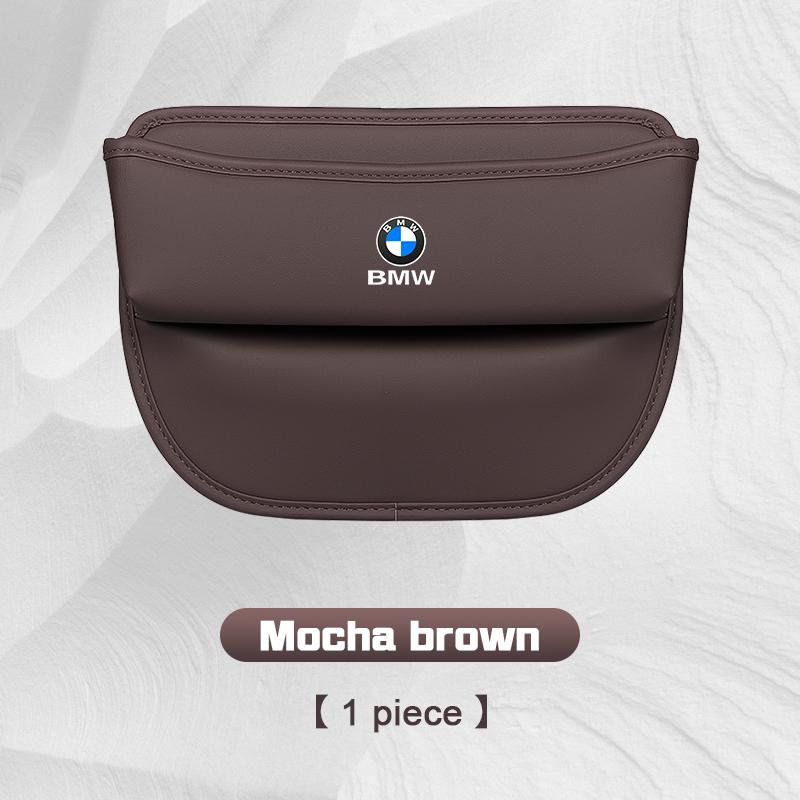 For BMW M M3 M5 M6 E36 E39 E46 E60 E90 E91 F48 F25 F07 F10 X1 X3 X5 X6 PU Leather Car Seat Gap Organizer Storage Box Accessories cyfp80