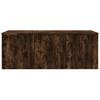 TV Cabinet Smoked Oak Finish 80 x 34 x 30 cm Engineered Wood