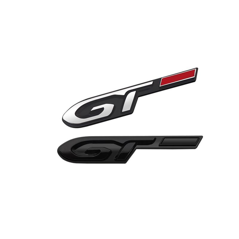 3D Metal car Letter Rear trunk Decals Emblem Badge sticker For Peugeot GT 206 207 208 301 307 308 406 408 508 5008 2008 3008