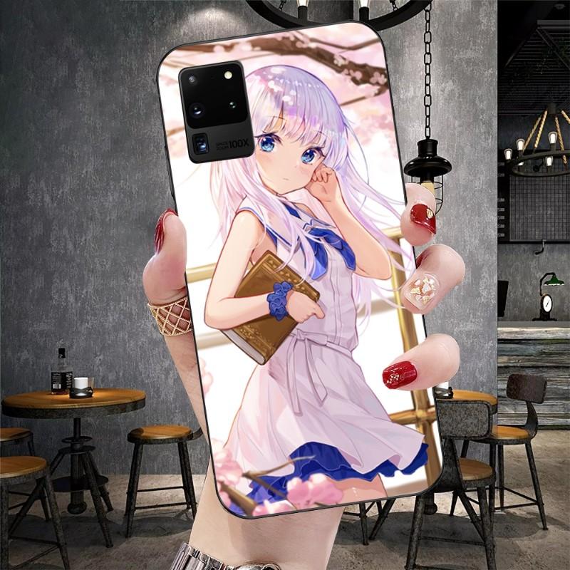 Eromanga Sensei Manga Anime Phone Case For Samsung Galaxy S6 S7 S8 S9 S10 S21 S22 Plus Ultra Soft Black Phone Cover
