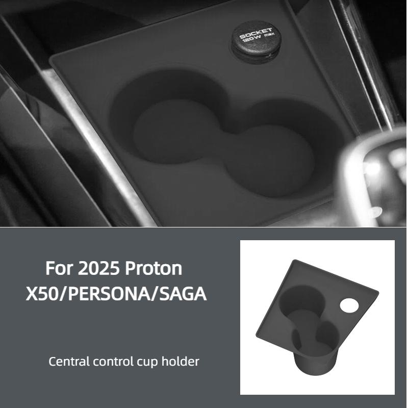 For 2025 Proton X50/PERSONA/SAGA Central Control Water Cup Seat Shock Absorber Limit Beverage Storage Holder