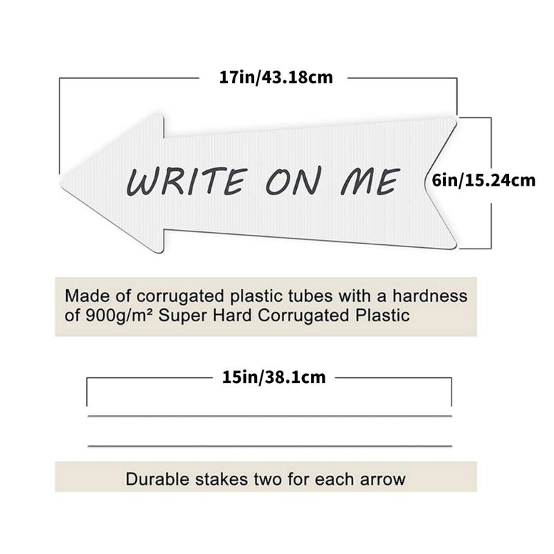 Wetterfestes Gartenschild mit Erdspieß Langlebigkeit Metall und Kunststoff für Außengartendekoration